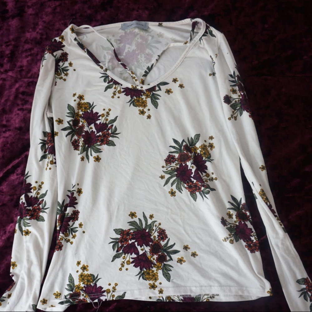 Soft flowered long sleeve